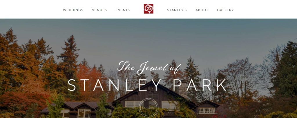 Stanley Park Pavilion's Homepage