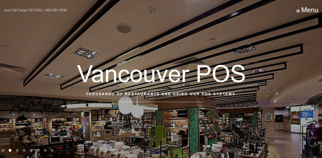 Vancouver POS Solutions Homepage