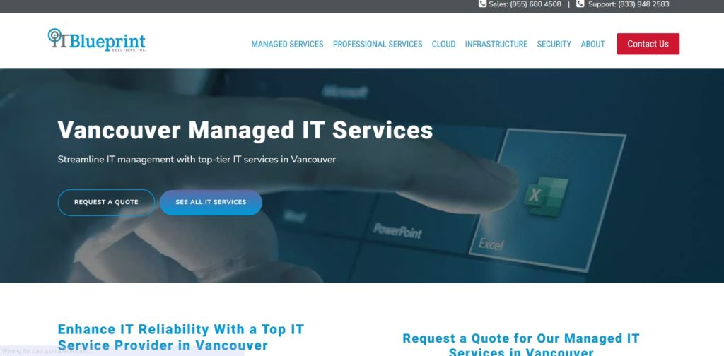 iTBlueprint Solutions Homepage