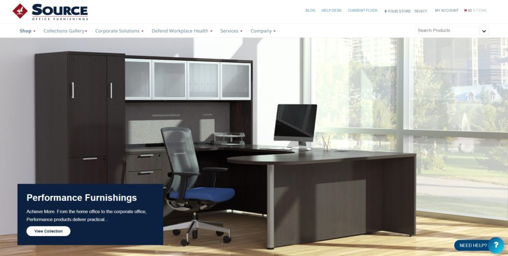 Source Office Furniture's Homepage