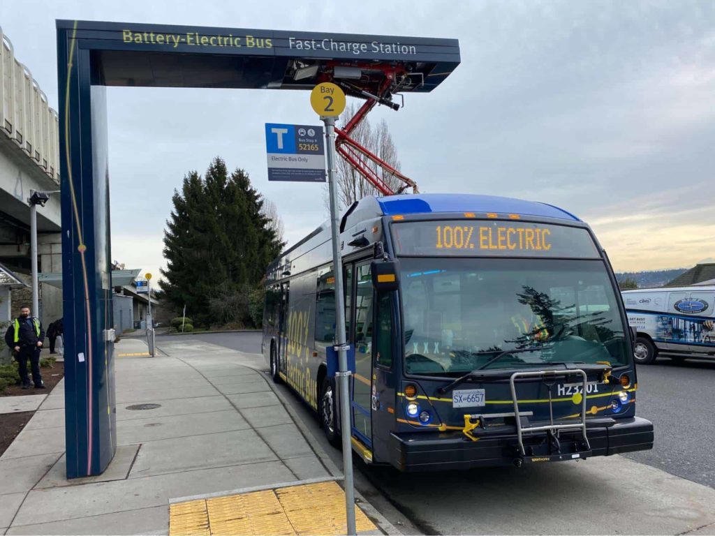 Are all Buses attached to wires in Vancouver