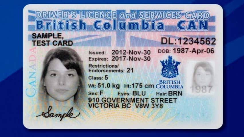 BC CareCard or BC Services Card