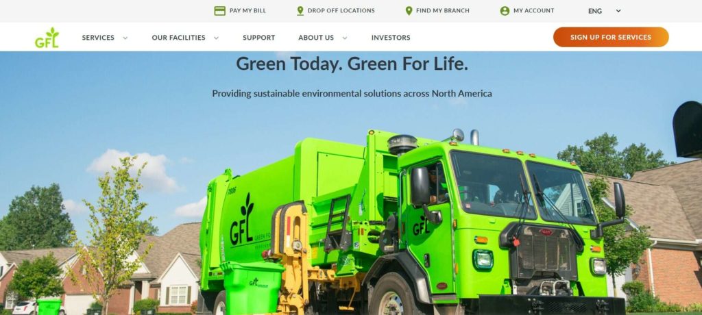 GFL North Vancouver Facility's Homepage