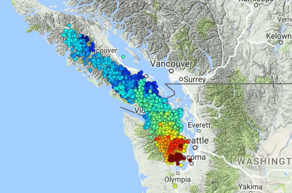 How common are earthquakes in Vancouver