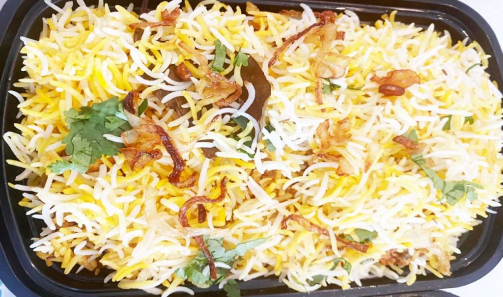 Hyderabadi Veg Paneer Biryani