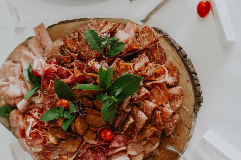 Meat platter grazing