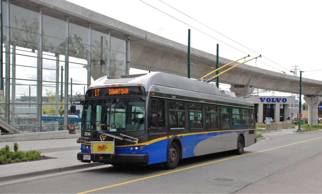 Why do trolley buses require two wires
