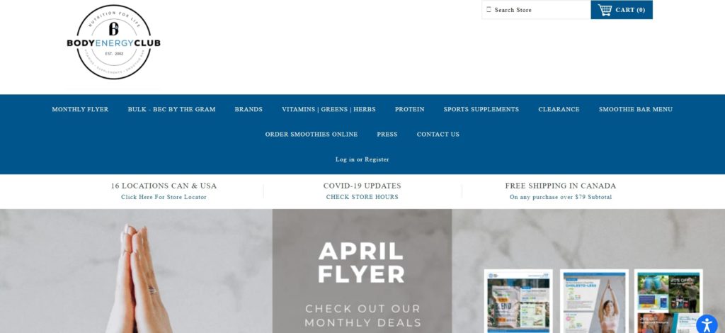 Body Energy Club's Homepage
