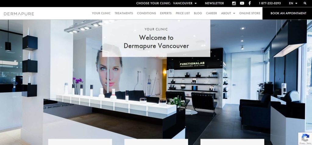 Dermapure Homepage