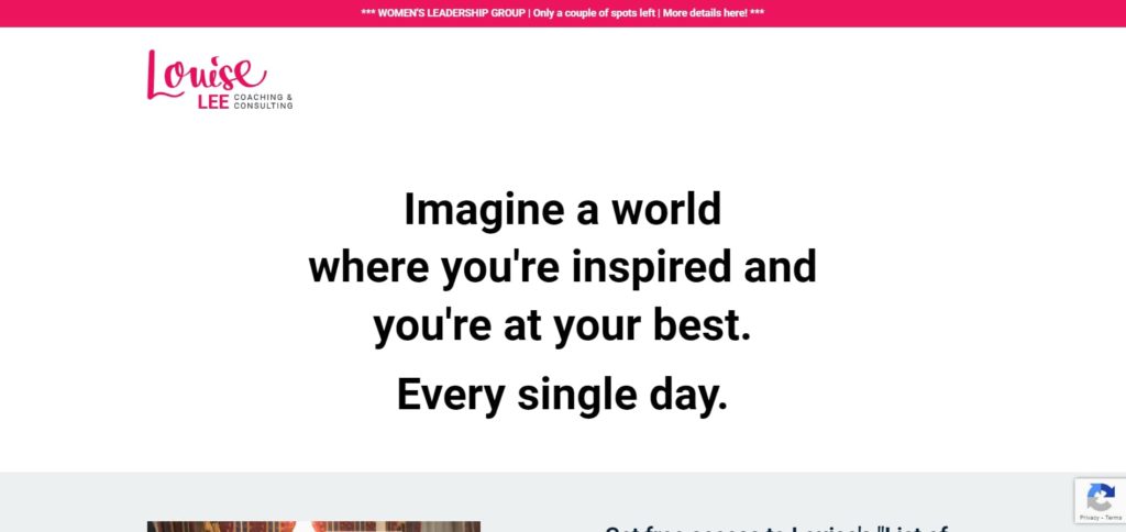 Louise Lee's Homepage
