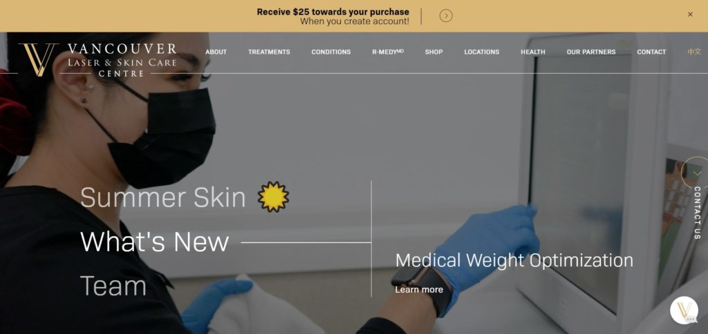 Vancouver Laser & Skin Care Centre Homepage