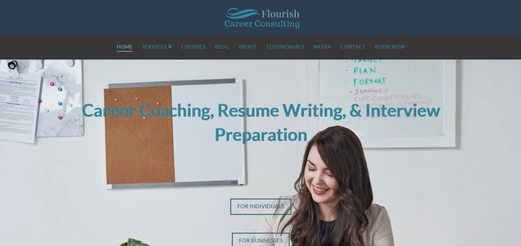 Vida Thomson of Flourish Career Consulting's Homepage