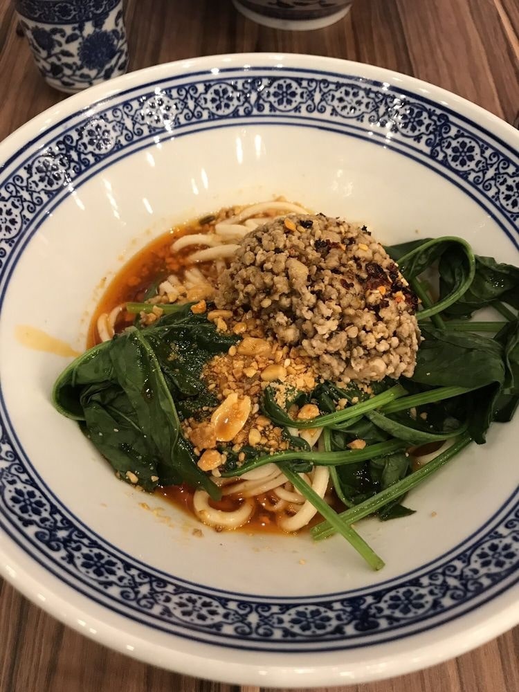 Dan Dan Noodles with Peanut Sauce