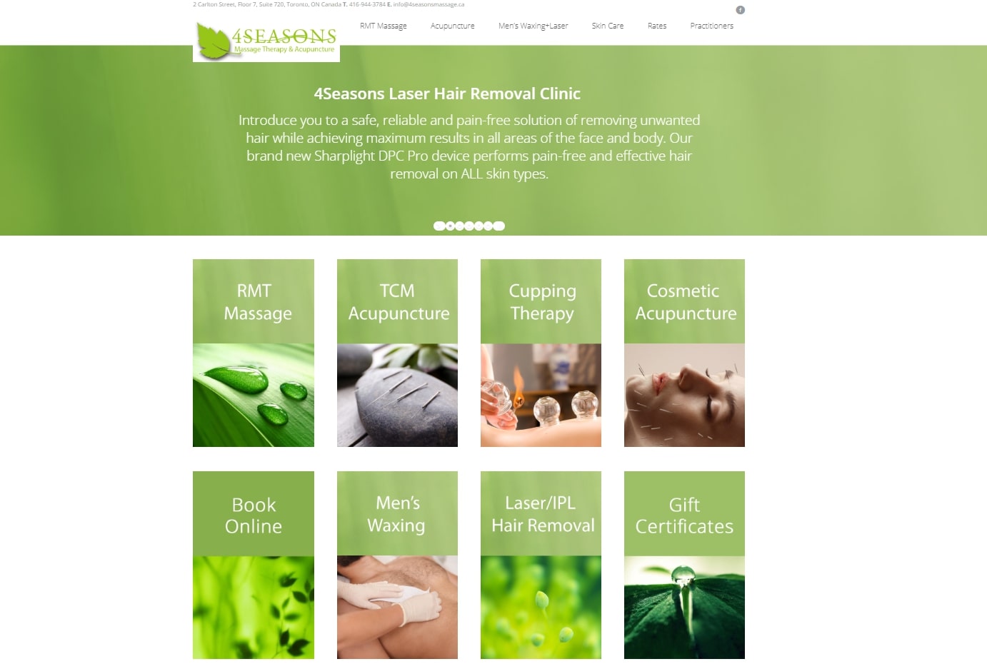 4Seasons Massage Therapy & Acupuncture Clinic's Homepage