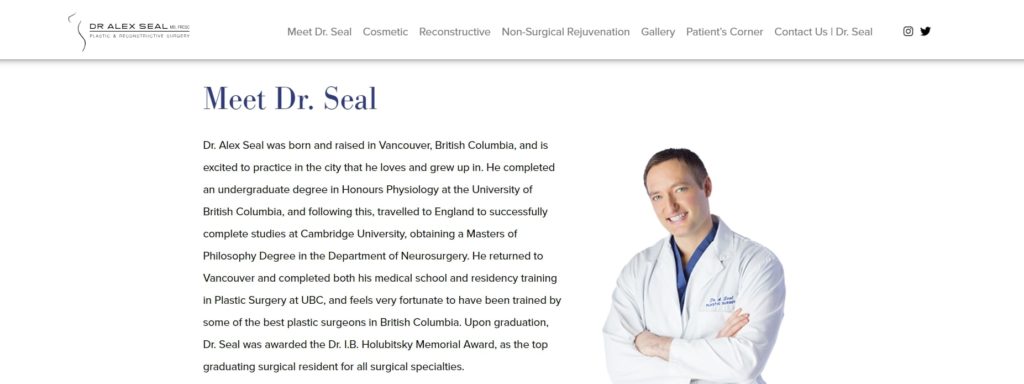 Dr. Alexander Seal Homepage