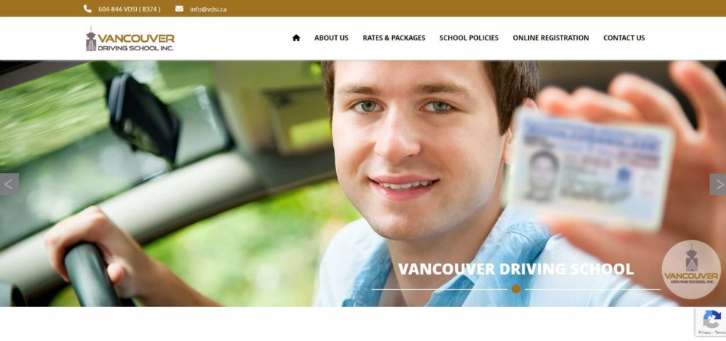 Vancouver Driving School Homepage