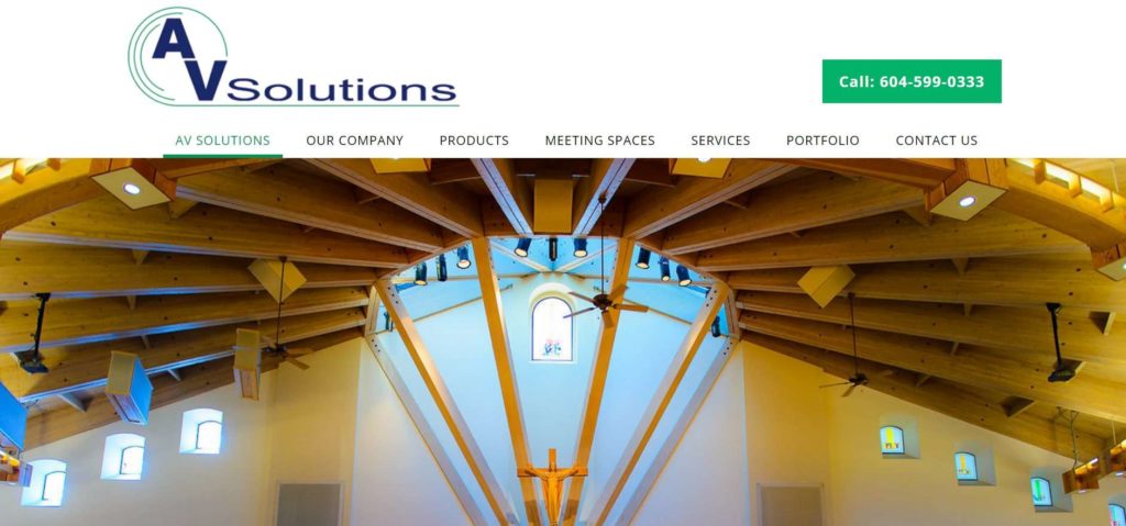 AV Solutions Homepage