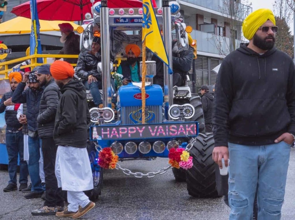How is the Vaisakhi Festival celebrated in Vancouver