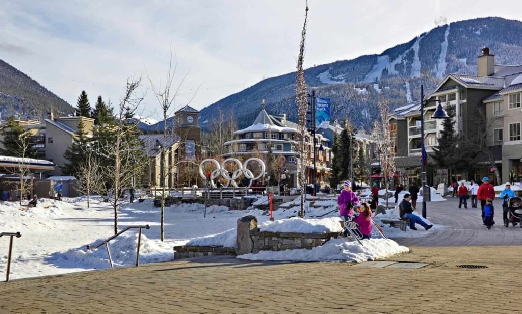 Unwind at Whistler Olympic Plaza