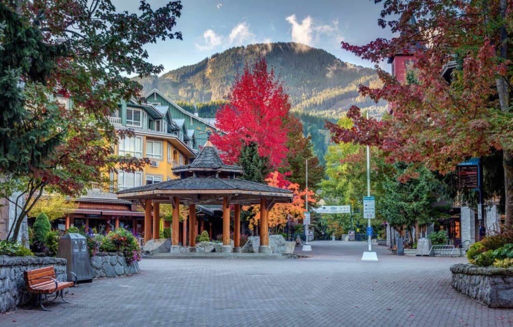 Wander down the Whistler Village Stroll