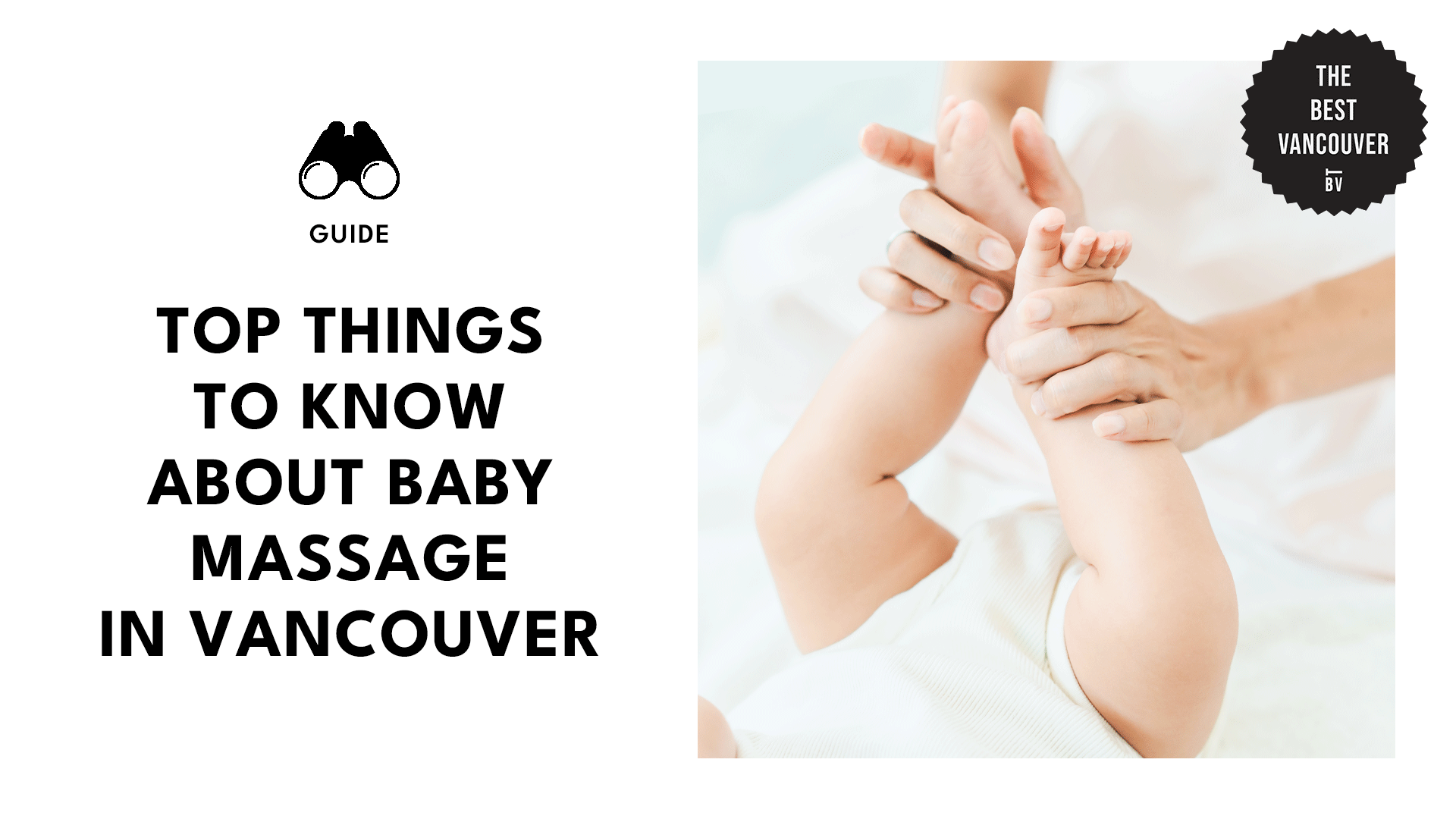 Ultimate Guide about Baby Massage in Vancouver