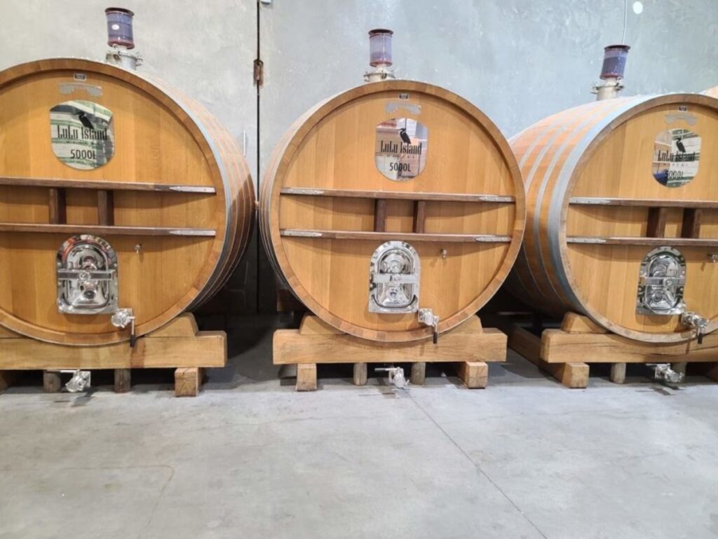 Lulu Island Winery Barrel