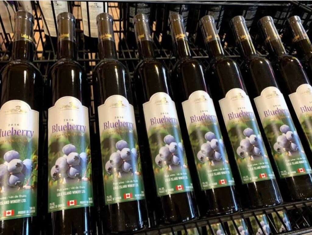 Lulu Island Winery Blueberry Wine