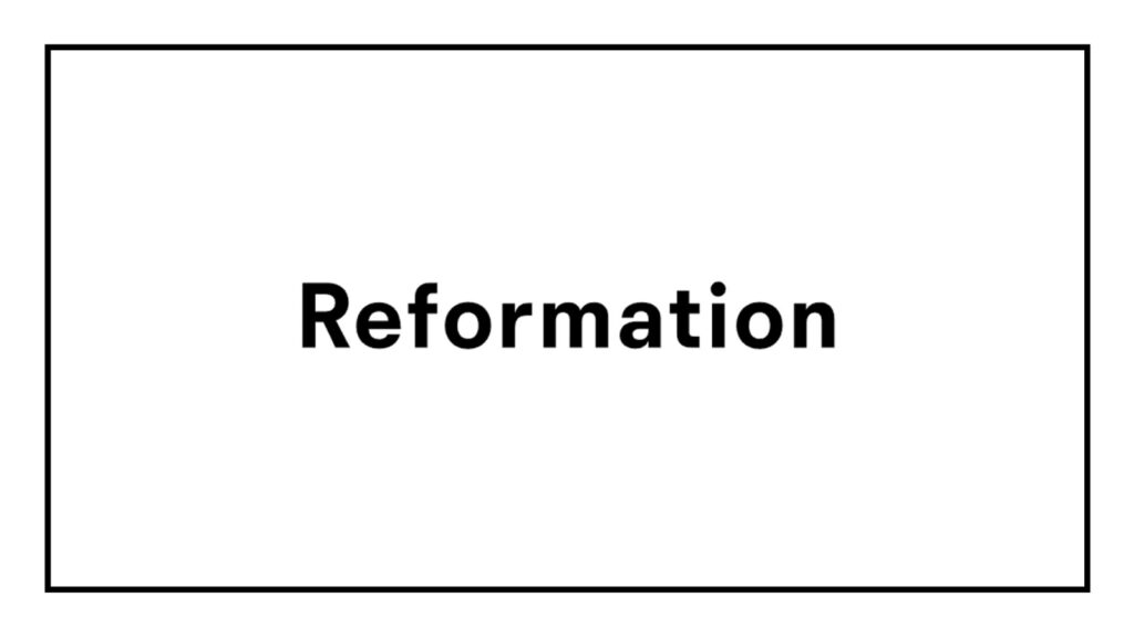 Reformation