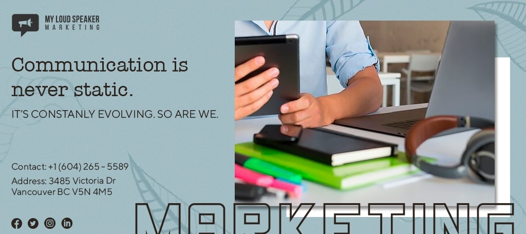 my loud speaker marketing homepage