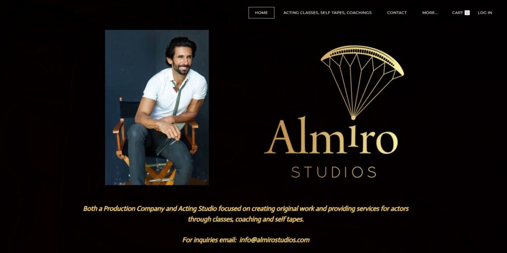 almiro studios homepage