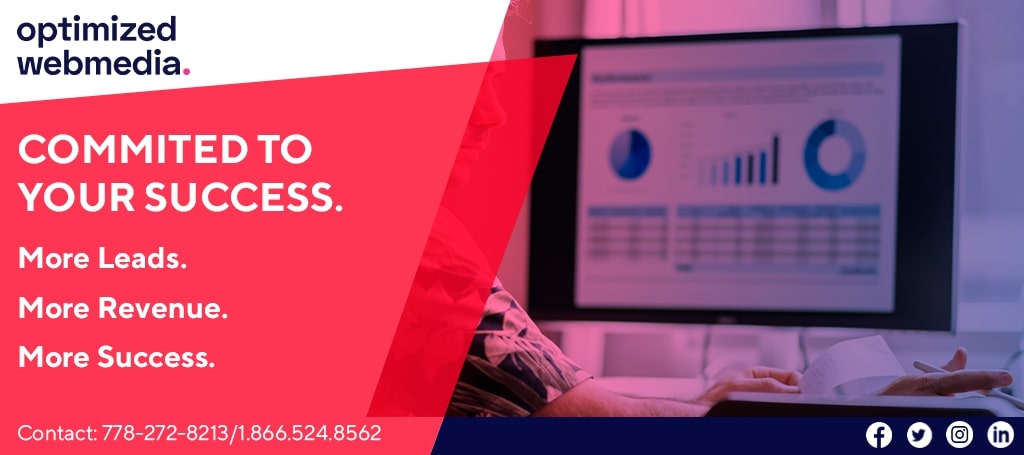 optimized web media marketing homepage