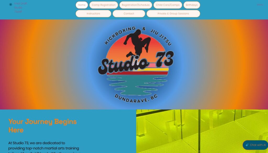 studio 73 homepage