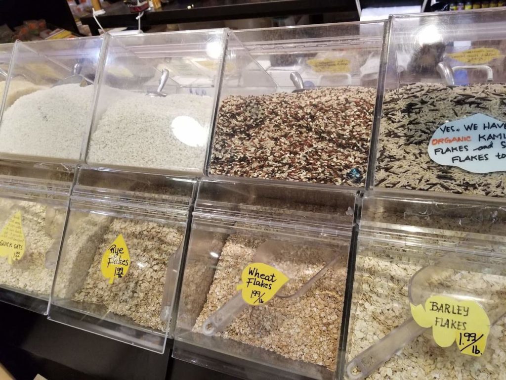 grains display