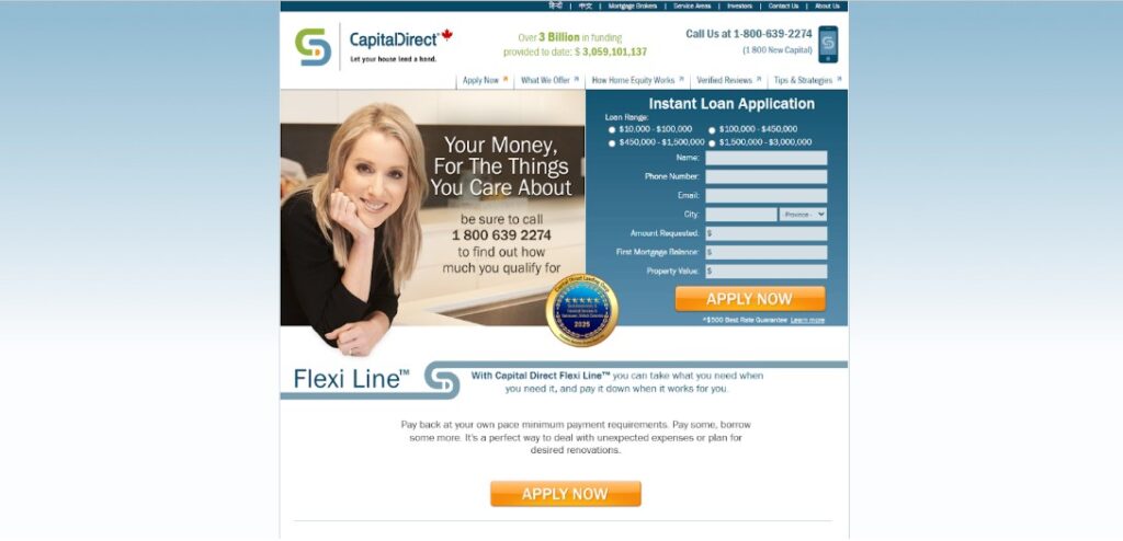 capital direct homepage