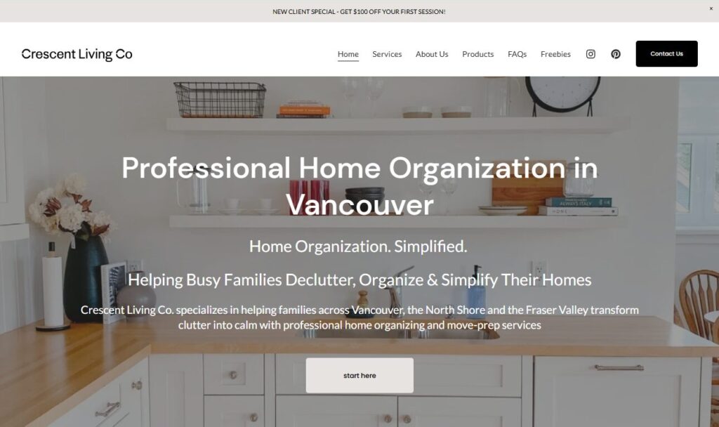 crescent living homepage