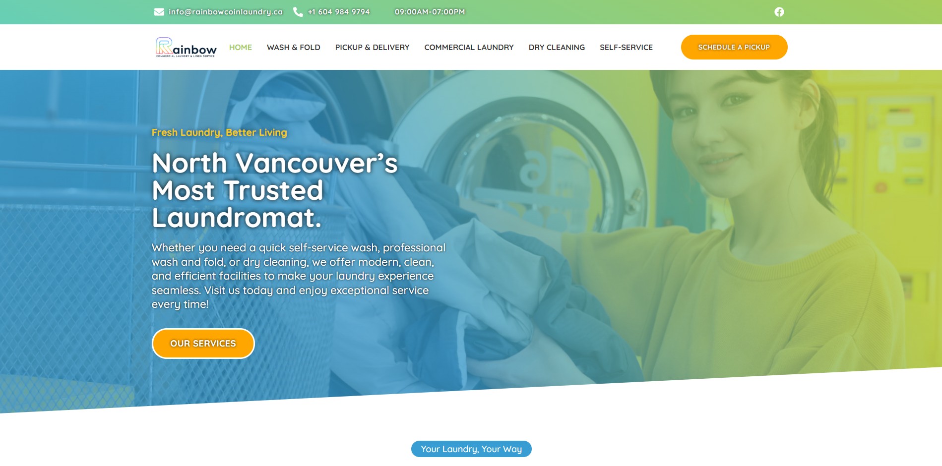 rainbow coin laundry homepage